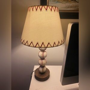 Set of TWO vintage baseball lamps
